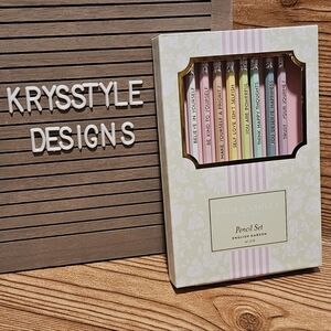 Laura Ashley Inspirational Positivity Pastel Pencil Set